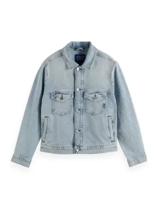 Scotch & Soda - Jeansjacke im Regular Fit blau - Gr. - L