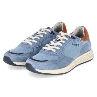 Bugatti Low Sneaker  Blau - Gr. 40 -  Textil