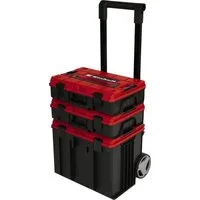 Einhell Werkzeugkoffer Systemkoffer E-Case Tower, inkl. Koffer für universelle Aufbewahrung von Werkzeug und Zubehör