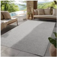 SIMPEX24 Outdoorteppich Boho Design, Rechteckig, Höhe: 5 mm, Outdoor Teppich Wetterfest Modern Wohnzimmer Küchen Terrasse Balkon