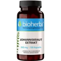 BIOHERBA R Bioherba Johanniskraut Extrakt 260 mg 100 Kapseln Nahrungsergänzungsmittel, 1 er
