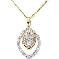 Firetti Kettenanhänger Schmuck Geschenk Gold 585 Halsschmuck Anhänger für Halskette, mit Brillanten