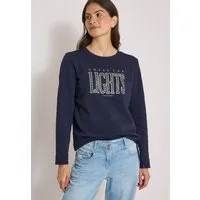 CECIL Sweatshirt mit Tunnelzug am Saum