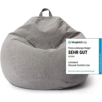 Lumaland Sitzsack LUMALAND Comfort Line Sitzsack L, 185 L - bequemer Indoor Sofa Sessel, Pouf separat erhältlich - Bean Bag mit Füllung - XXL Lounge Sitzkissen