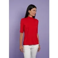 Seidel Moden Stehkragenshirt im hüftlangen Schnitt, MADE IN GERMANY