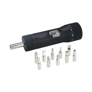 SHSIWI YSQ-70 Torque Screwdriver Adjustable 10-70 in-lb with 10 Bits 1/4 Drive Precision Tools Dual Range Lightweight Ny