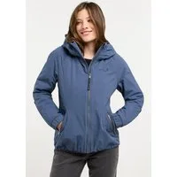 Ragwear Outdoorjacke DIZZIE WARM figurumspielende Passform, hochschließender Kragen, mit Reißverschluss