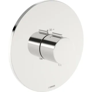 Hansa HANSAEASYTHERM 8860 Thermostat 88609245 Fertigmontageset, Sichtteil für einen Abgang, rund chrom