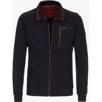 CASAMODA Sweatjacke farbige Reißverschlüsse