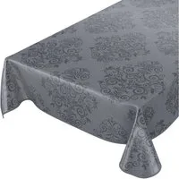ANRO Tischdecke Wachstuchtischdecke abwaschbar auch für Garten (Einzelstück 1-tlg), Geprägt 140x100cm wasserabweisend mit Saum