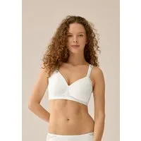 Naturana Bügelloser BH The Friday (1-tlg) vorgeformte Cups, breite Träger, ohne Bügel, mit Spitze, bequem