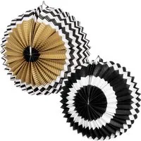Boland Hängedekoration Lampion Set 'Party Time' Ø 23 cm, 2 Stk. - Schwa