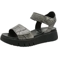 Tamaris WIDE FIT MultiAdjustable, comfortFit aus Leder Sandale comfortFit