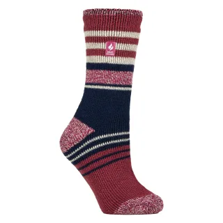 Damen Winter Thermosocken mit vielseitigem Streifenmuster für den Winter
