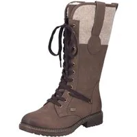 Rieker Schnürstiefel, Winterstiefel, Blockabsatz, Warmfutter, mit Tex-Ausstattung