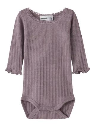 NAME IT - NBFWOSSA WO/SI RIB LS BODY - Gr. - 62
