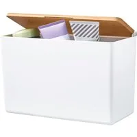 tesa Badorganizer BABOO Bad-Aufbewahrungsbox XL (Set, 1 St), Badezimmer Aufbewahrungslösung, Badregal zur Wandmontage ohne Bohren
