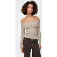 ONLY Strickpullover ONLKATIA LIFE LS OFF SHOULDER KNT NOOS Viskosemischung, regular fit
