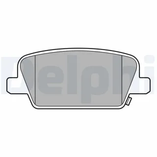 Delphi Bremsbel?ge hinten Hyundai Santa Fe 4 LP3554