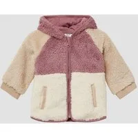 s.Oliver Funktionsjacke Outdoor-Jacke Unisex Jacke aus Teddyplüsch mit Jersey-Futter