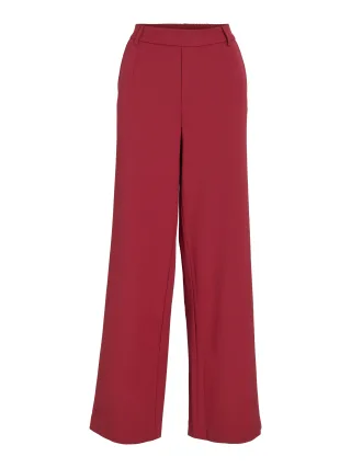 VILA - VIVARONE HW WIDE PANT - NOOS Jester Red - Gr. - 34