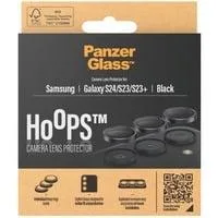 Hoops Kameraschutz, Schutzfolie schwarz/transparent, Samsung Galaxy S24, S23, S23 Plus
