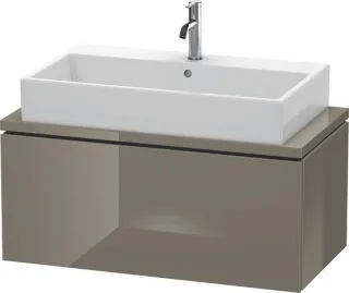 Duravit L-Cube Konsolenwaschtischunterbau wandhängend Flanell Grau Hochglanz 920x477x400 mm - LC5803 LC580308989