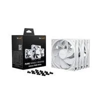Pure Wings 3 120mm PWM Reverse White 3-Pack, Gehäuselüfter weiß, 3er-Pack, 120 mm