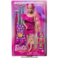 Mattel® Anziehpuppe Mattel JDC85 - Barbie Haarspiel Puppe mit Katzen-Outfit