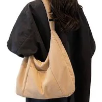 Zaewry Umhängetasche Damen Cord Tasche Shopper Umhängetasche Crossbody Hobo Handtasche, für Alltag, Uni und Arbeit