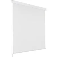 vidaXL Duschvorhang Duschrollo 100x240 cm Weiß Breite 100 cm