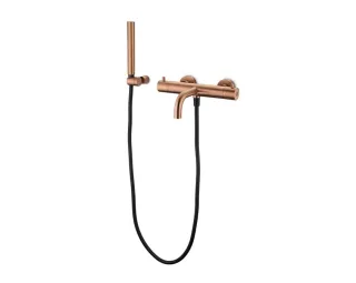 JEE-O slimline Wand-Wannenarmatur mit Thermostat, bronze, 800-3304 800-3304