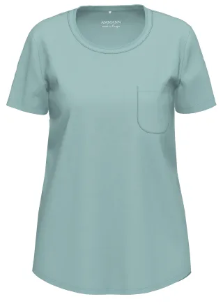 AMMANN - Org Charlène Shirt 1/2 Arm WM dusty blue - Gr. - 36