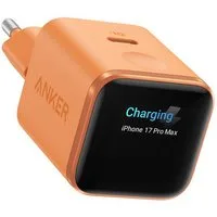 Anker Anker Nano 45W USB C Ladegerät mit Smart Display für iPhone Schnelllade-Gerät (GaN Ladegerät für iPhone 17/16/15 Serie)