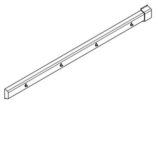 KWC Aquarotter Armatureneinheit, Edst., W.-Mont., 4 Waschplätze, 2840 mm, Wasser hi. re, 2030070396 2030070396