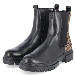 Bullboxer Chelsea Boots  Schwarz - Gr. 38 -  Textil