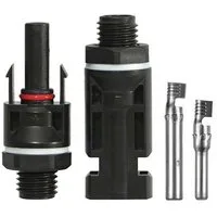 APV Verteiler, Solarstecker 2,5/4/6/10mm² PV Stecker männlich/weiblich Solarpanel