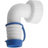 Bruckner Siphon Waschmaschinen-Unterputzsiphon, weiß, Bruckner-168-120-0