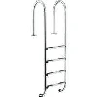 Waterman Poolleiter Poolleiter Edelstahl für Tiefbecken mit 150 cm höh (Komplett-Set, 1-St)