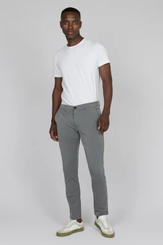 Casual Hose Gerade Passform melange