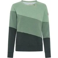 Ragwear Sweater JOHANKA BLOCK aus Baumwolle und Polyester, normale Passform, mit Rundhalsausschnitt