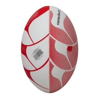 Canterbury - "Thrillseeker Play" Rugby-Ball (Weiß/Rot)