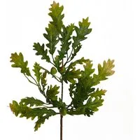 Kunstzweig Künstlicher EICHENZWEIG ca 42cm. Eichenlaub, Eicheln, Eiche GRÜN-BRAUN, Floratexx GmbH, Höhe 42.00 cm