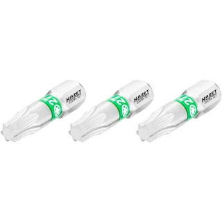 HAZET Bit Sechskant 6,3 (1/4 Zoll) Innen TORX Profil Profil 3 Stück - 2223N-T27/3