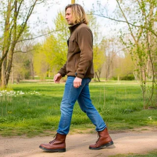 Shoezuu 8 Eye UK Boots nutbrown 44