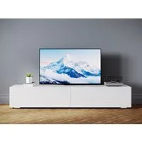 SONNI Lowboard Lowboard TV Hängend Weiß/ Schwarz TV Schrank in Wohnzimmer (Packung), 140-180cm tv schrank in wohnzimmer für 35''- 45'' Fernseher
