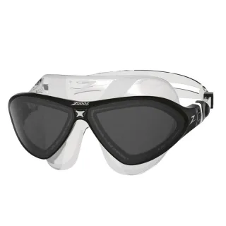 Zoggs - "Mask SNR Horizon Flex" Schwimmbrille für Herren/Damen Unisex (Schwarz/Transparent)