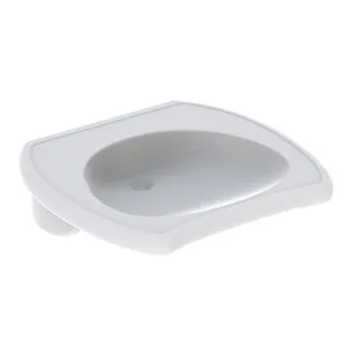 Geberit Waschtisch Vitalis B: 650, T: 600 mm, 1565000, weiss 121565000