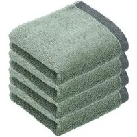 bugatti Gästehandtücher 4er Pack Gästetuch Prato, Frottier (Spar-Set, 4-St), hohe Markenqualität
