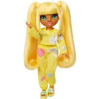 Rainbow High Anziehpuppe Junior High PJ Party Fashion Doll Sunny (Yellow)